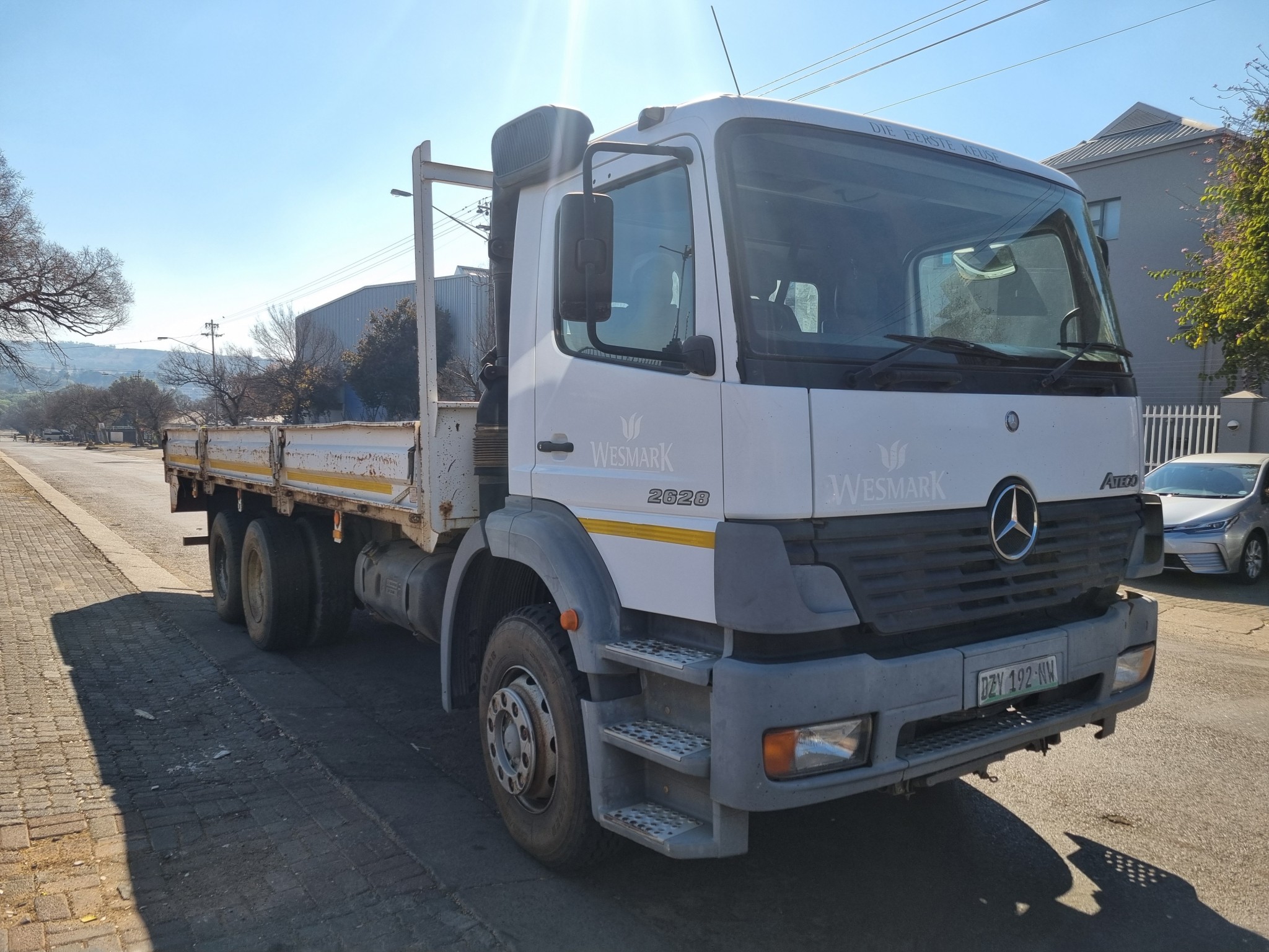 2002 MERCEDES BENZ 2628 ATEGO 12TON DROPSIDE BODY