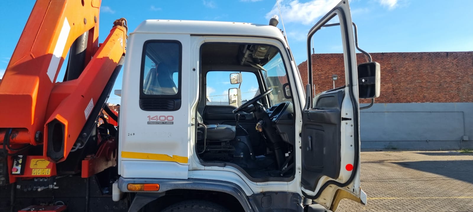 2003 ISUZU FVZ1400 14TON DROPSIDE WITH PALFINGER PK 18080 CRANE  - Image 8