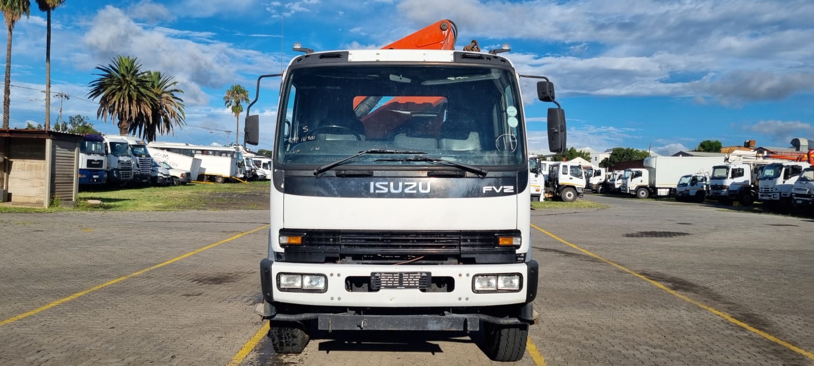 2003 ISUZU FVZ1400 14TON DROPSIDE WITH PALFINGER PK 18080 CRANE  - Image 13