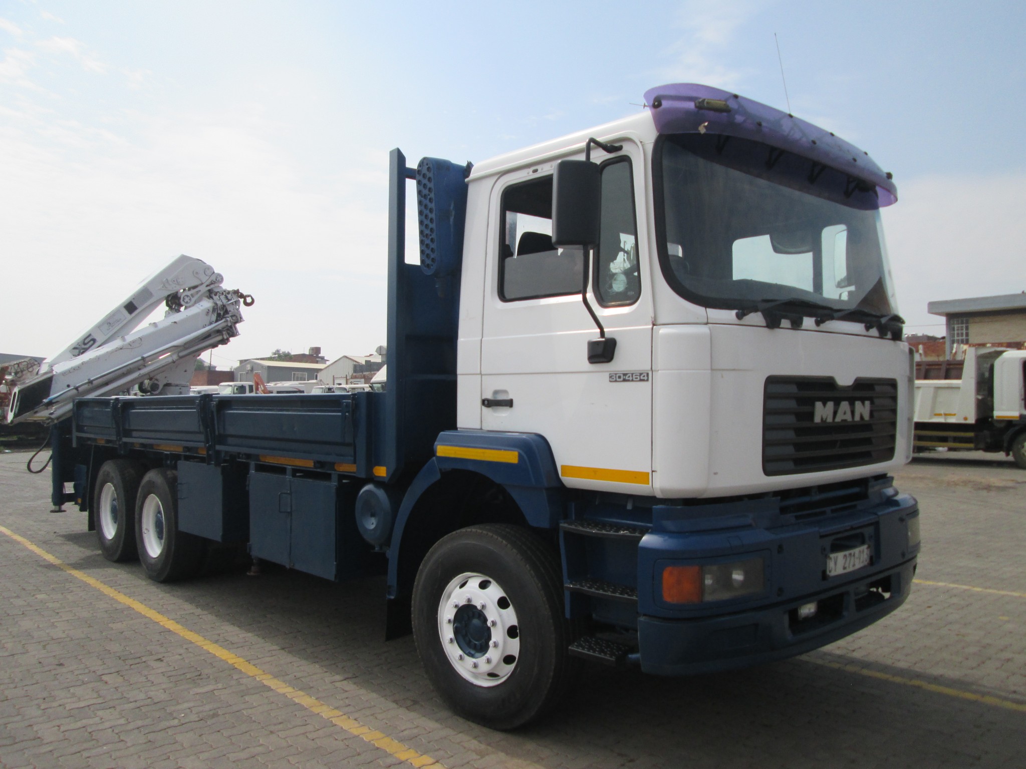 2004 MAN 30-464 12TON DROPSIDE BODY WITH HIAB 288 EP-4CLX CRANE