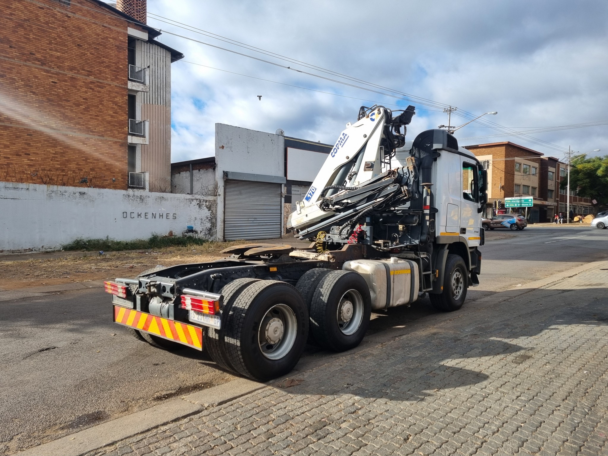 2012 MERCEDES BENZ 3344 HORSE WITH COPMA 170.3 CRANE - Image 8