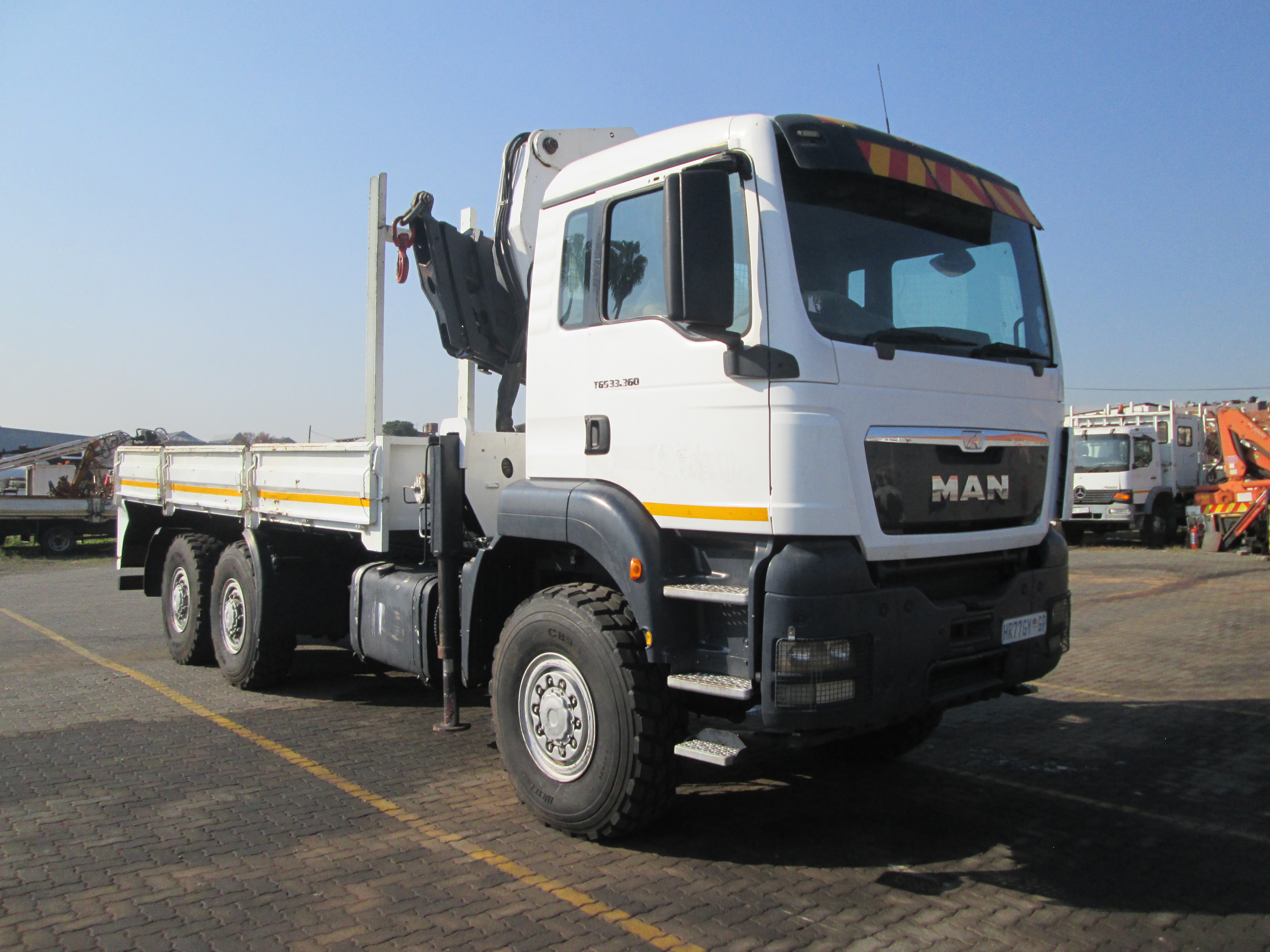 2018 MAN TGS33.360 6X6 12 TON DROPSIDE BODY WITH  BONFIGLIOLI P30500XL 163909KM