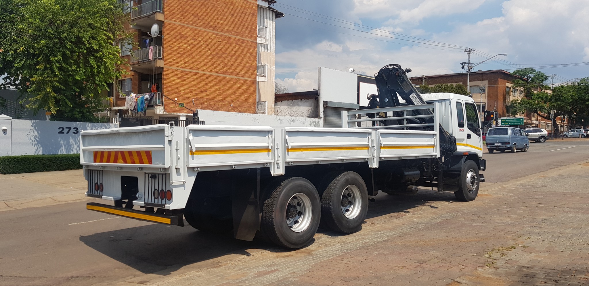 2004 ISUZU FVZ1400 12TON DROPSIDE WITH HIAB 122CL CRANE - Image 7