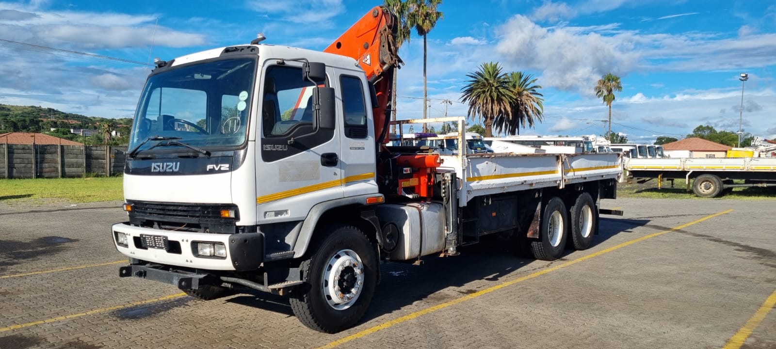 2003 ISUZU FVZ1400 14TON DROPSIDE WITH PALFINGER PK 18080 CRANE  - Image 14