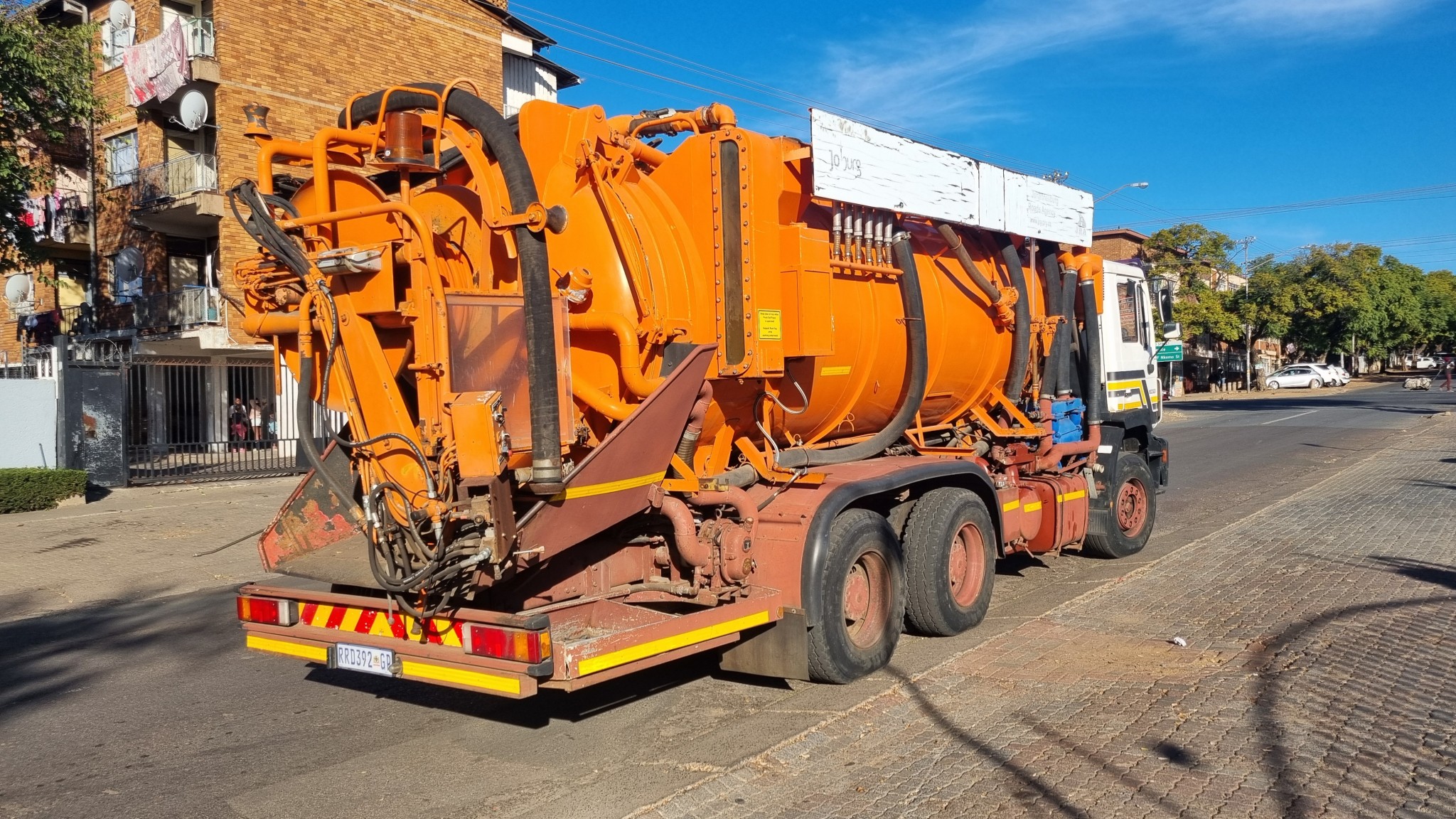 1990 MAN 26.292 HIGH PRESSURE VACUUM CLEANER TRUCK  - Image 7