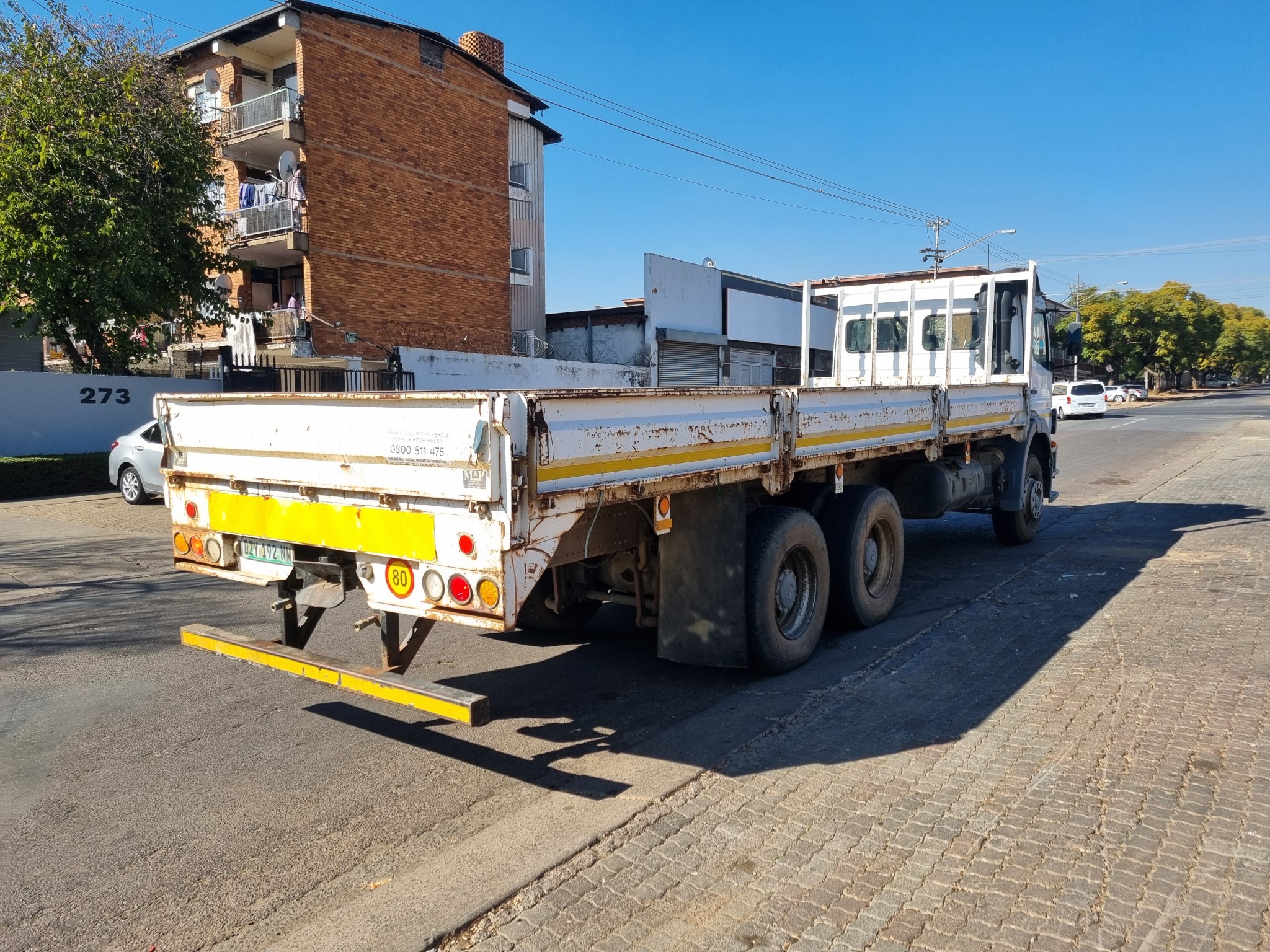 2002 MERCEDES BENZ 2628 ATEGO 12TON DROPSIDE BODY - Image 7